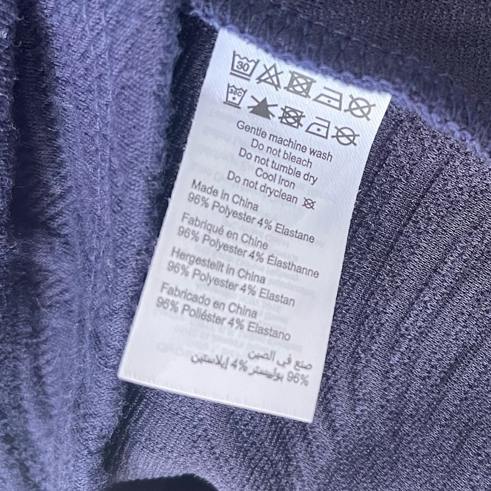 EVANS NWT Women's Plus Size Tilly Textured Tunic Navy Size 20 - Picture 6 of 7